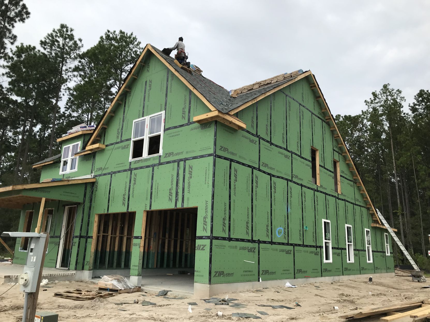 New home construction in Nexton